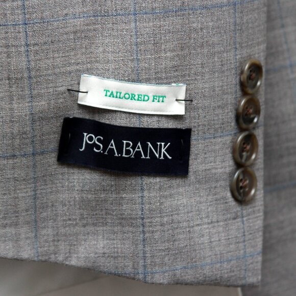 Jos A Bank Men's 2-pc Suit Tailored Fit Blazer 36S Pants‎ 30Wx36L E101516 - Picture 6 of 11